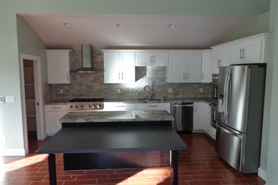 Minimalist kitchen photo in Other