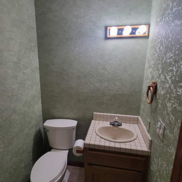 Wallpaper installation Powder room in Atlanta