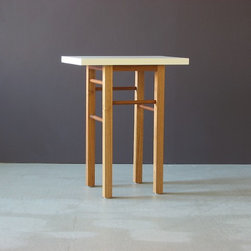 Occasional Table - Walnut & Lacquer - Side Tables And End Tables