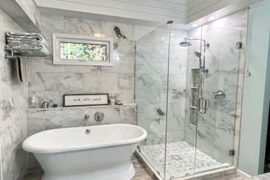 Bathroom - modern bathroom idea in Atlanta
