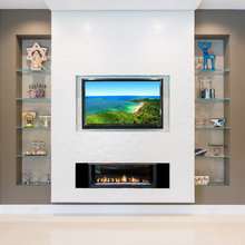 family room back design