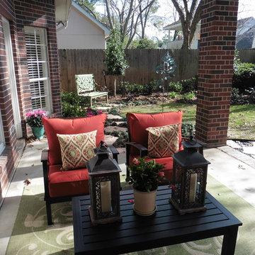 Back Yard Project in Spring Valley Village, Texas