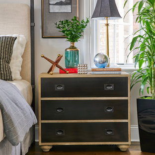 Inspiration for a transitional bedroom remodel in Chicago