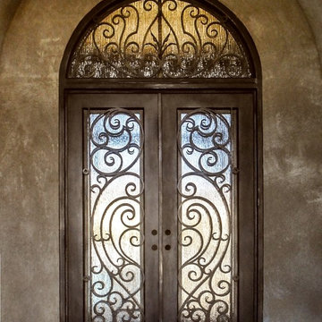 Beautiful Wrought iron Front Doors