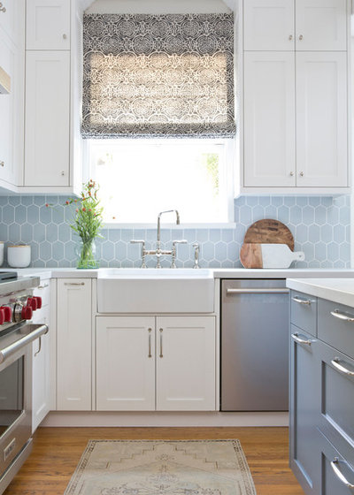 Transitional Kitchen by Megan Bachmann Interiors