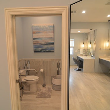 Master Bathroom Transformation to a Universally Designed Spa