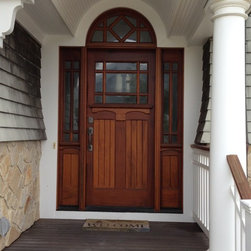 Unique third lite craftsman front entry door. - Front Doors