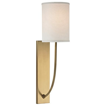 Colton 1-Light Wall Sconce, Aged Brass