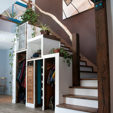 Stairs and closet