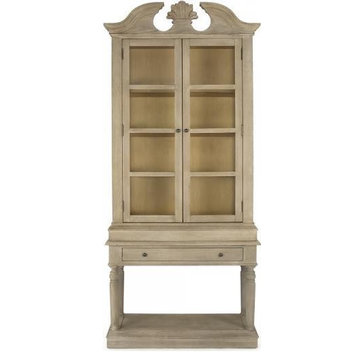 Display Cabinet JACQUES Beige Wood 3 -Shelf