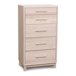 Contour Ash 5-Drawer Chest - Dressers