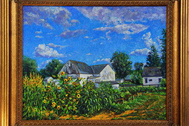 Oil Painting on Canvas - Ohio Sunflowers
