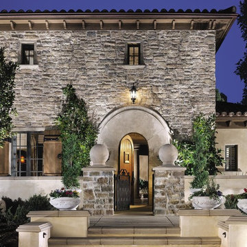 Old-World Stone Exterior
