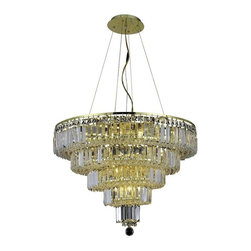 Elegant Lighting - Elegant Lighting 2036D26G/EC Chandelier Maxim - Chandeliers