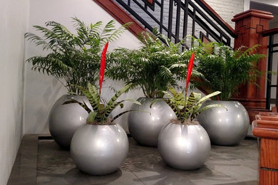 Inspiration for a contemporary entryway remodel in Boise