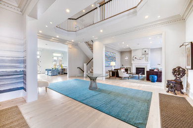 Example of a transitional home design design in Other