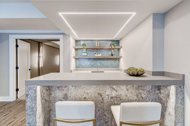 Example of a home bar design in DC Metro