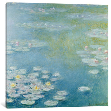 "Nympheas at Giverny, 1908 " by Claude Monet, 18x18x1.5"