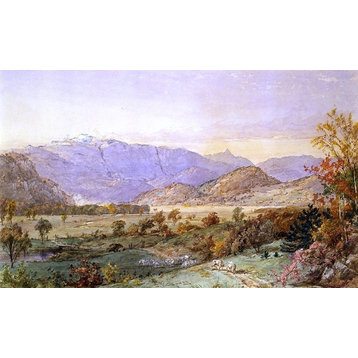 Jasper Francis Cropsey Early Snow on Mount Washington Wall Decal
