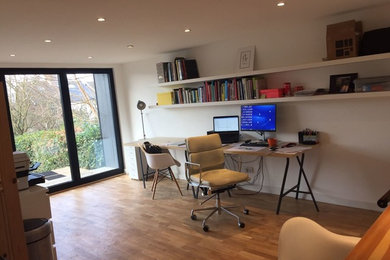 This is an example of a home office in London.
