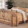 Sydney Antique Brushed Gold Iron Bed, Queen