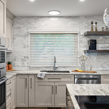 Showplace EVO Frameless Kitchen & Mudroom Pantries in Lancaster Light Mocha