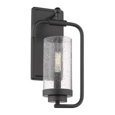Golden Holden Wall Sconce 2380-1W BLK-SD, Matte Black
