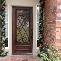 Charleston 3/4 lite Knotty Alder - Front Doors