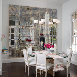 Antique Mirror Feature Wall - Wall Mirrors