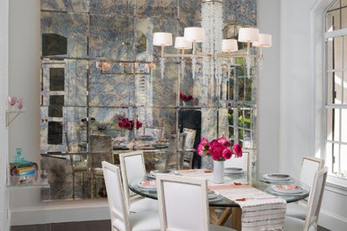 Antique Mirror Feature Wall
