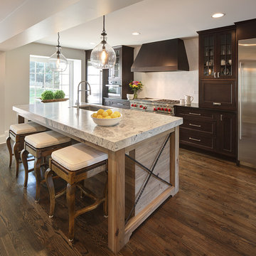 Handsome Kitchen with Center Island