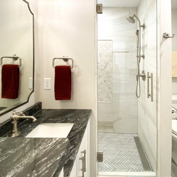 Master Bath Split Level Vanity