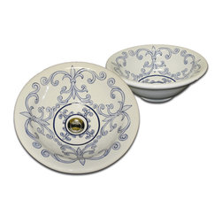 Marzi Hand Painted Classic Designs - Bathroom Sinks