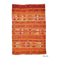 Vintage Fethiye Kilim - Rugs