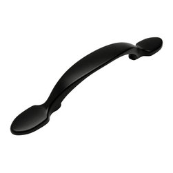 Cosmas - Cosmas 9502FB Flat Black Cabinet Pull - Cabinet And Drawer Handle Pulls