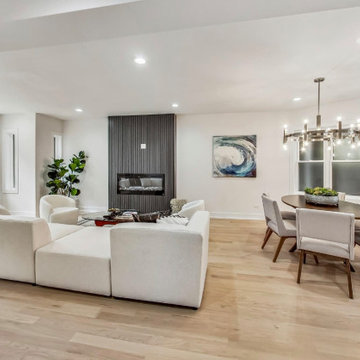 Spacious Kitchen and Elegant Living Area Remodel in Belmont