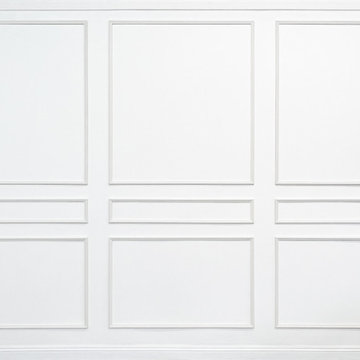 48" Wide Classic Tall Nine Piece Wall Moulding Kit | Accent Wall