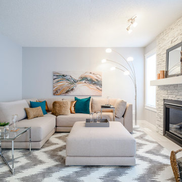 Transitional Living Room