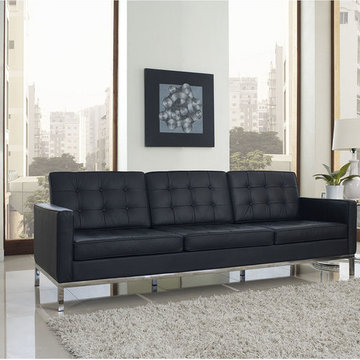LOFT LEATHER-BLACK