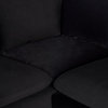 Nuevo Furniture Anders 2pc Sectional Sofa in Black/Gold