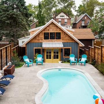 Nashville Workshop Garage & Pool Deck