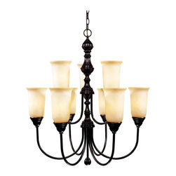 Savoy House Sutton Place 9 Light Chandelier - Chandeliers