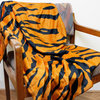 Tiger Print Throw Blanket, Orange, 42"x60"