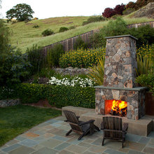 Hillside garden