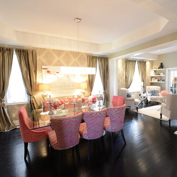 Dollhouse Collection {Foyer, Home Office, Living, Dining & Powder Room}