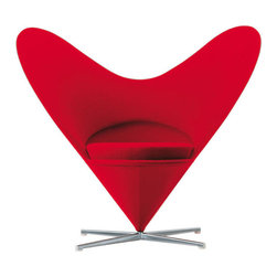 Panton Heart Chair - Armchairs And Accent Chairs