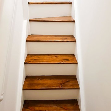 The Renovation Of A Staircase, The Treads & Spindles