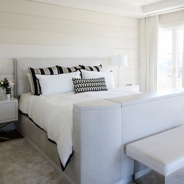 Ravine View Home Master Bedroom Bed & Television Storage