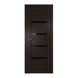 Milano-113U Dark Brown Black Triplex Glass - Interior Doors
