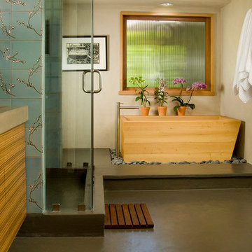 Japanese Bathroom in Los Feliz